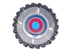 Disco De Cadena De 4 Pulgadas 22 Dientes Para Amoladora Angular Accesorios De Sierra Circular Acero Inoxidable 14000rpm Púrpura