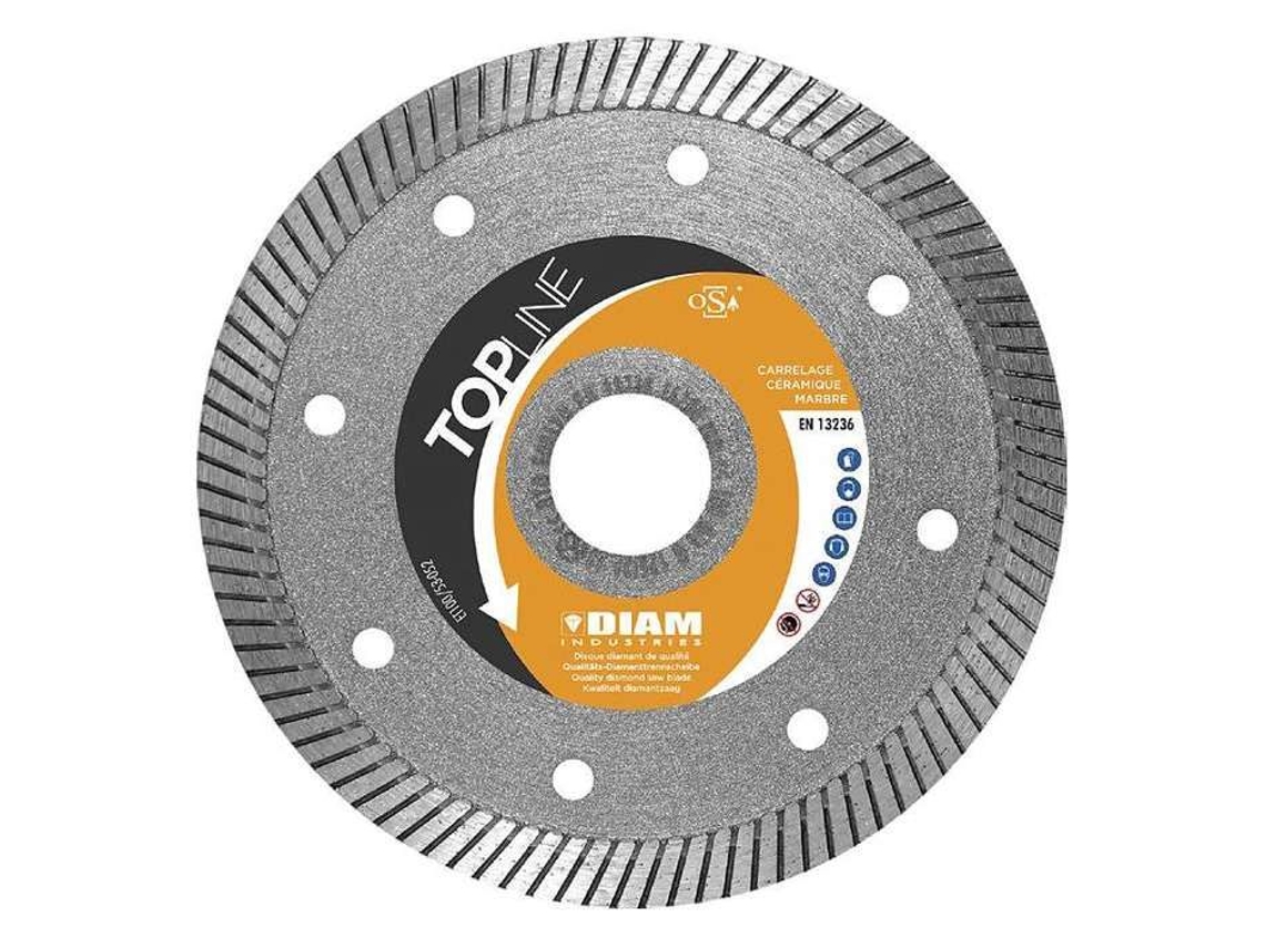 Diam Industrie Disco Diamante Ø125 Orificio 22.23 Topline Fc88125-22 DIAM INDUSTRIES