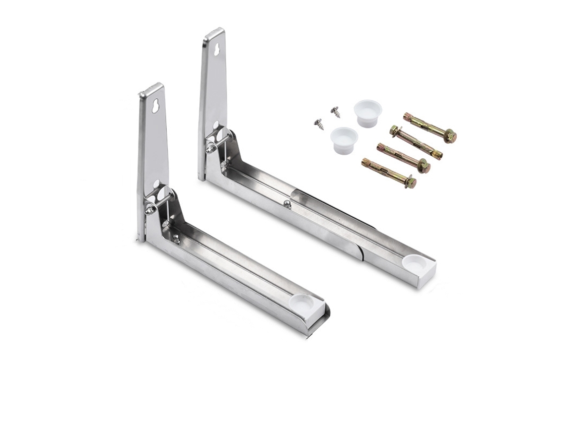 Estante para horno de acero inoxidable, soporte para microondas plateado Inf.