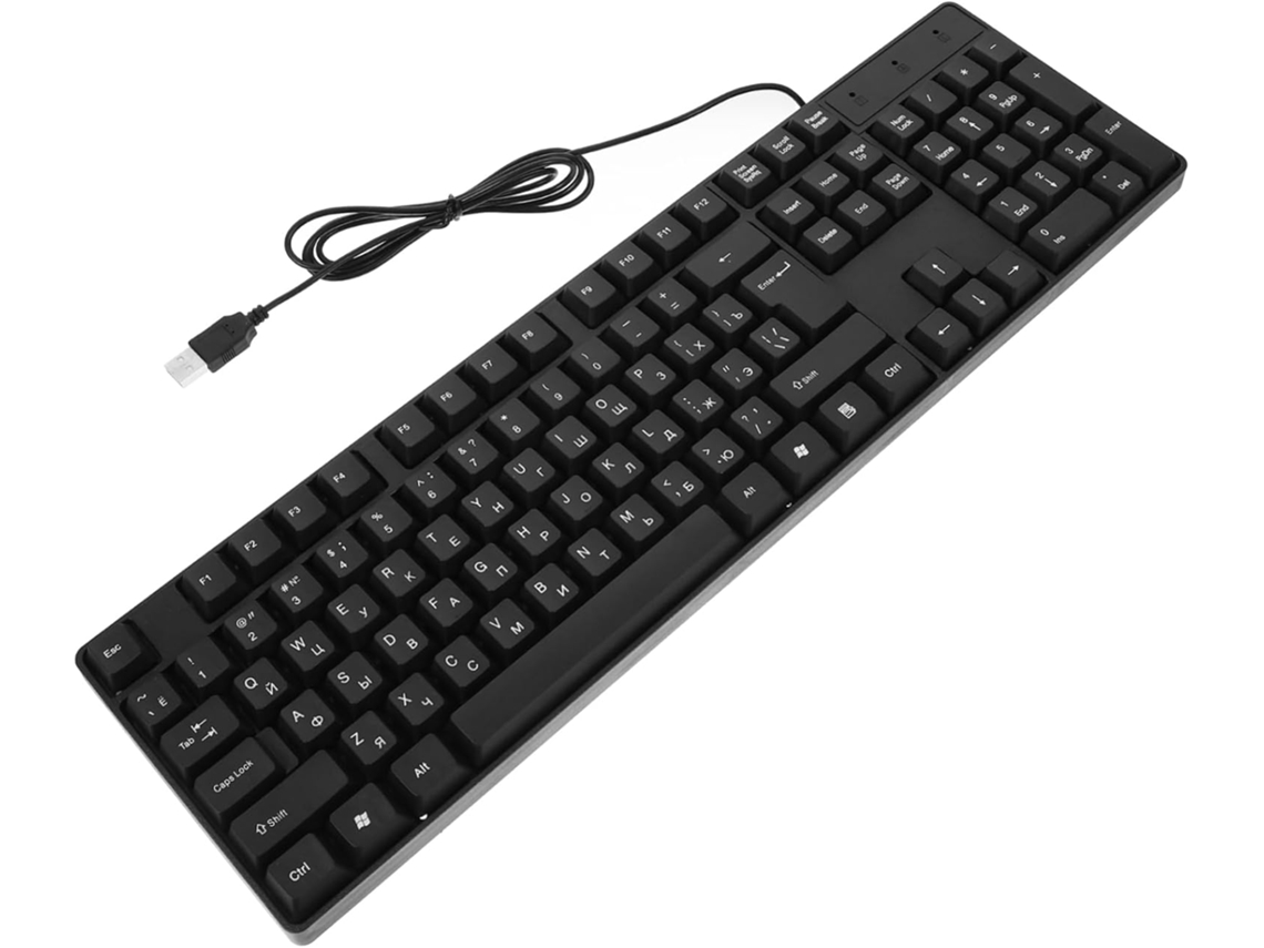 Computadora de oficina con cable USB, con funciones ergonómicas y de escritura silenciosa para uso doméstico y profesional. Gokoco Computer