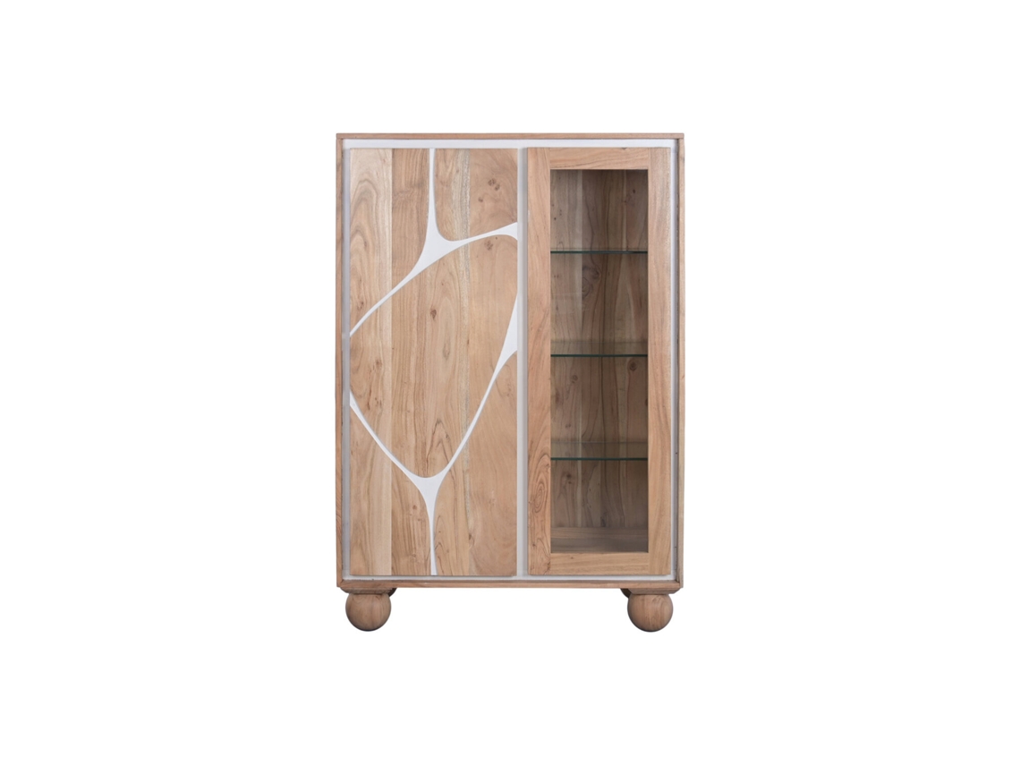 Vitrina Acacia Cristal 100x40x150cm