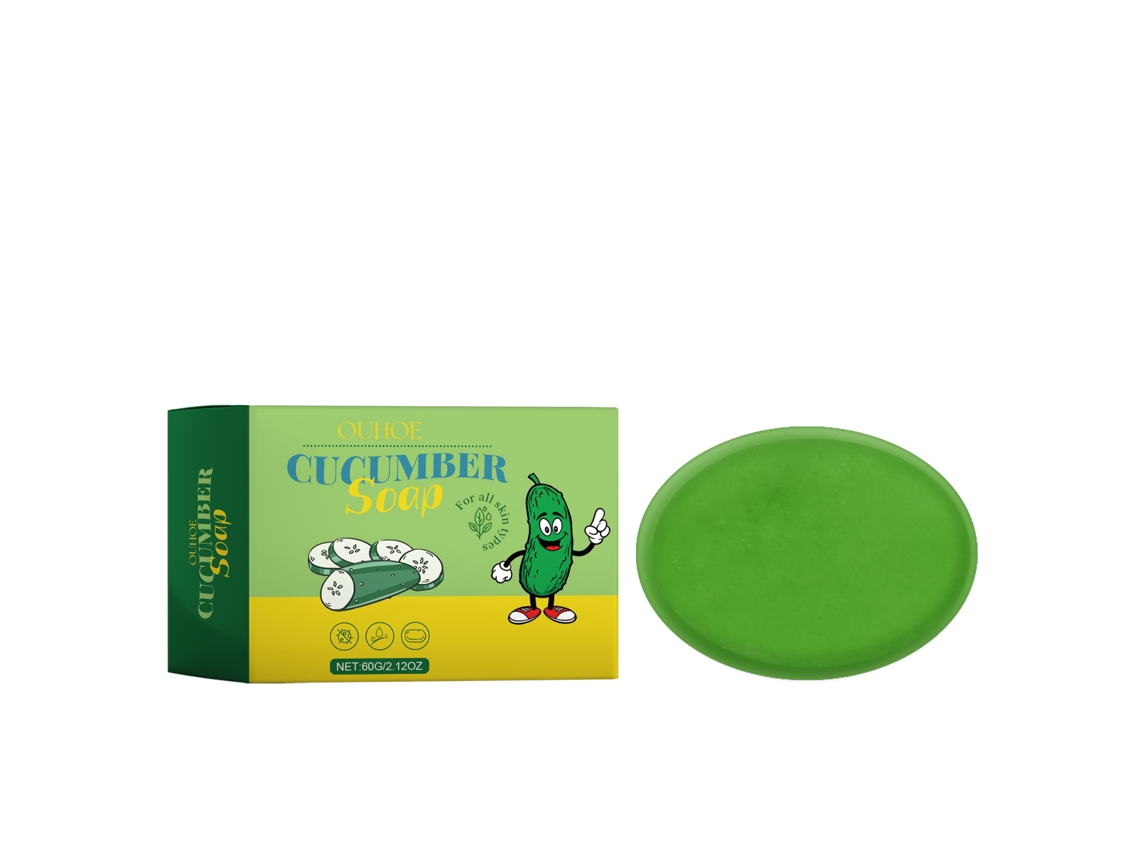 Jabón limpiador con pepino
