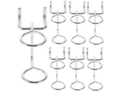 Juego 10 Ganchos Multiusos Paneles Perforados Soportes Tornillos Abrazaderas Diseño Anillo Cocina Oficina