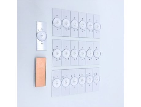 20 unids/lote de cuentas de lámpara Smd de 3V con lente Fliter para piezas de reparación de Tv Led de 32-65 pulgadas accesorios de tira de luz Led