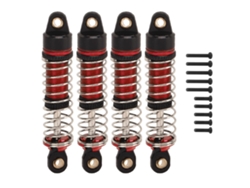 Ymsl 4 Piezas Amortiguadores De Aluminio Para Coches Rc, Repuesto Para Traxxas 1/18, Piezas De Mejora Rc Hxl