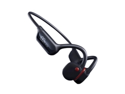 (negro) Auriculares Inalámbricos Bluetooth, Compatible Con Conducción Ósea, Pantalla Digital, Resistente Al Agua Y Almacenamiento En Tarjeta Sd.