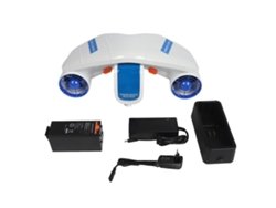 Patinete submarino de 2,8 pulgadas, 7500 mAh, doble velocidad, portátil, potente, 20 m, con bloqueo de seguridad, hélice de buceo para el océano.