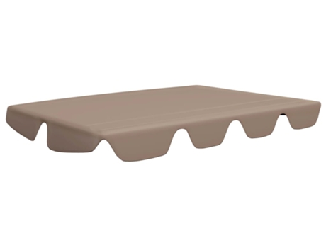 Dosel de repuesto columpio jardín gris taupe VIDAXL (188/168x145/110 cm)