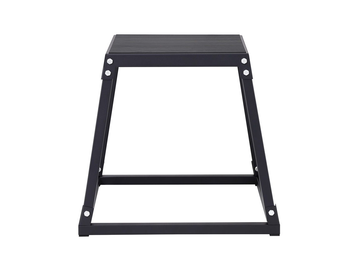 Cajón De Salto Pliométrico De 18 Pulgadas Succebuy Para Ejercicios De Fitness, Color Negro