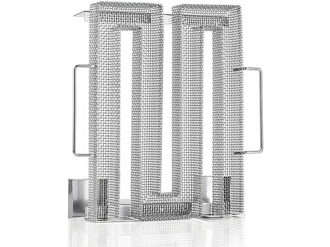 MEOIRUERY Generador de Humo Profesional de Acero Inoxidable para Ahumado Frío hasta 20 Horas Accesorio para Barbacoa Grill y Ahumador