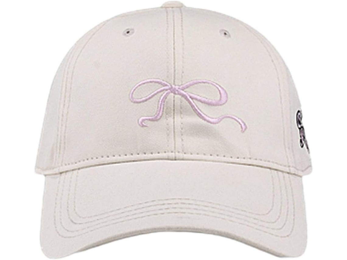 Gorra De Béisbol Moderna Para Niñas Y Mujeres Con Lazo Bordado, Informal Para Deportes, Gimnasio,