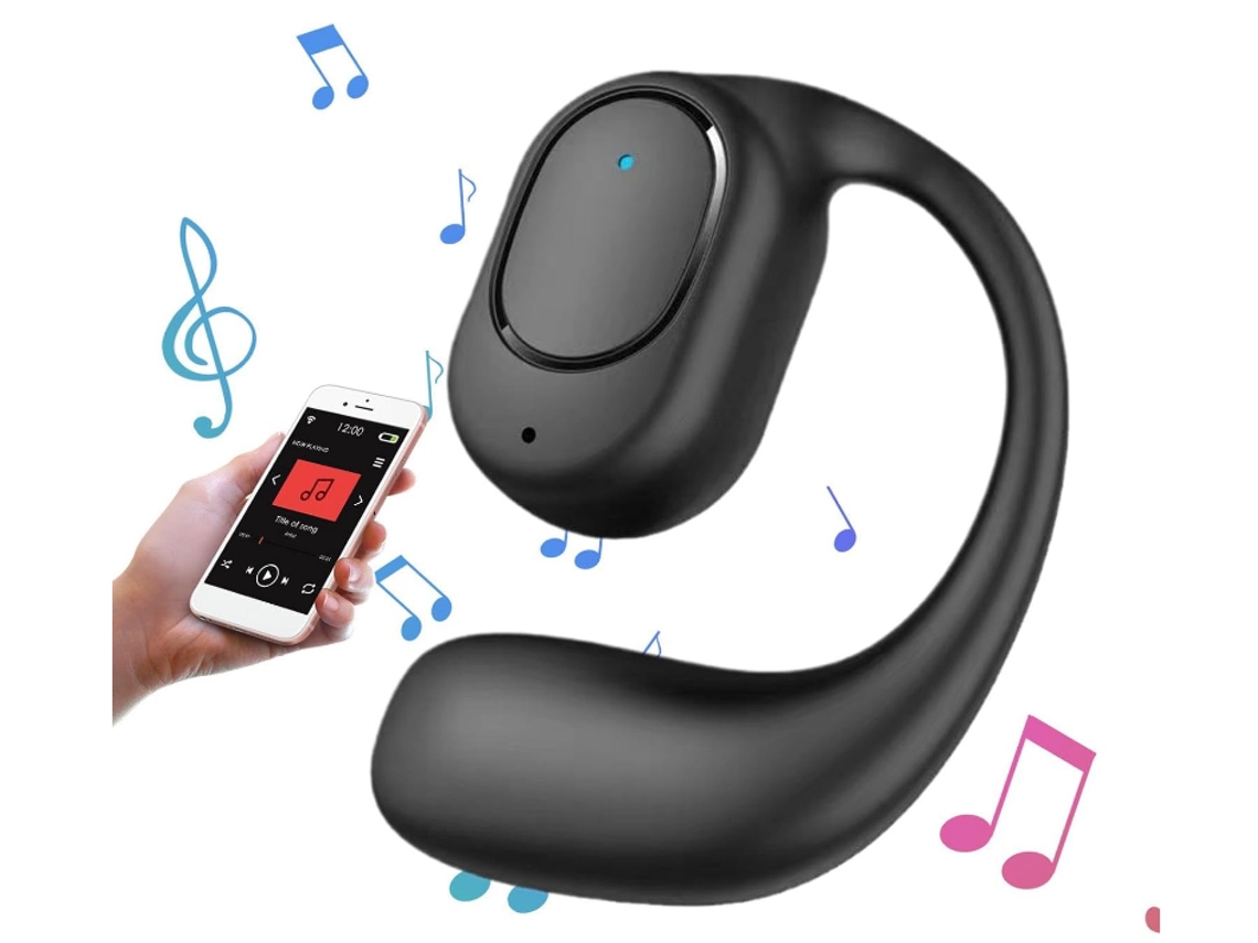 Auriculares inalámbricos supraaurales, resistentes al polvo y con cancelación de ruido, ideales para viajes de negocios, correr y conducir.