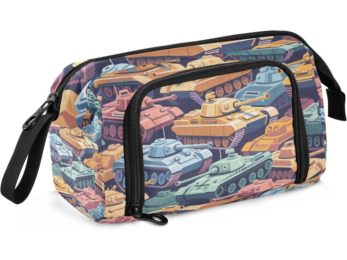 Besportble Estuche De Y Colorido Con Asa Para Chicas Adolescentes Y Tela De Nailon Resistente Y Una Cremall...