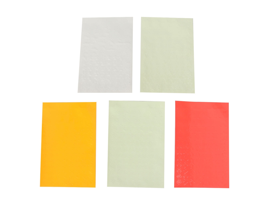 5pcs Adesivos De Parede Luminosos Com Padrão De Estrelas Para Quarto Infantil Decorativos Fluorescentes
