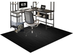Alfombrilla Silla Oficina, Suelo, Antideslizante Gaming, Madera Silenciosa Protege, 70 X 100 Cm