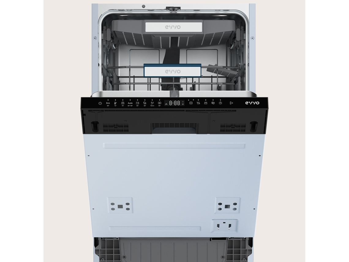 Evvo Di.4 Slim Lavavajillas Integrable 45cm Panelable 11 Cubiertos 8 Programas