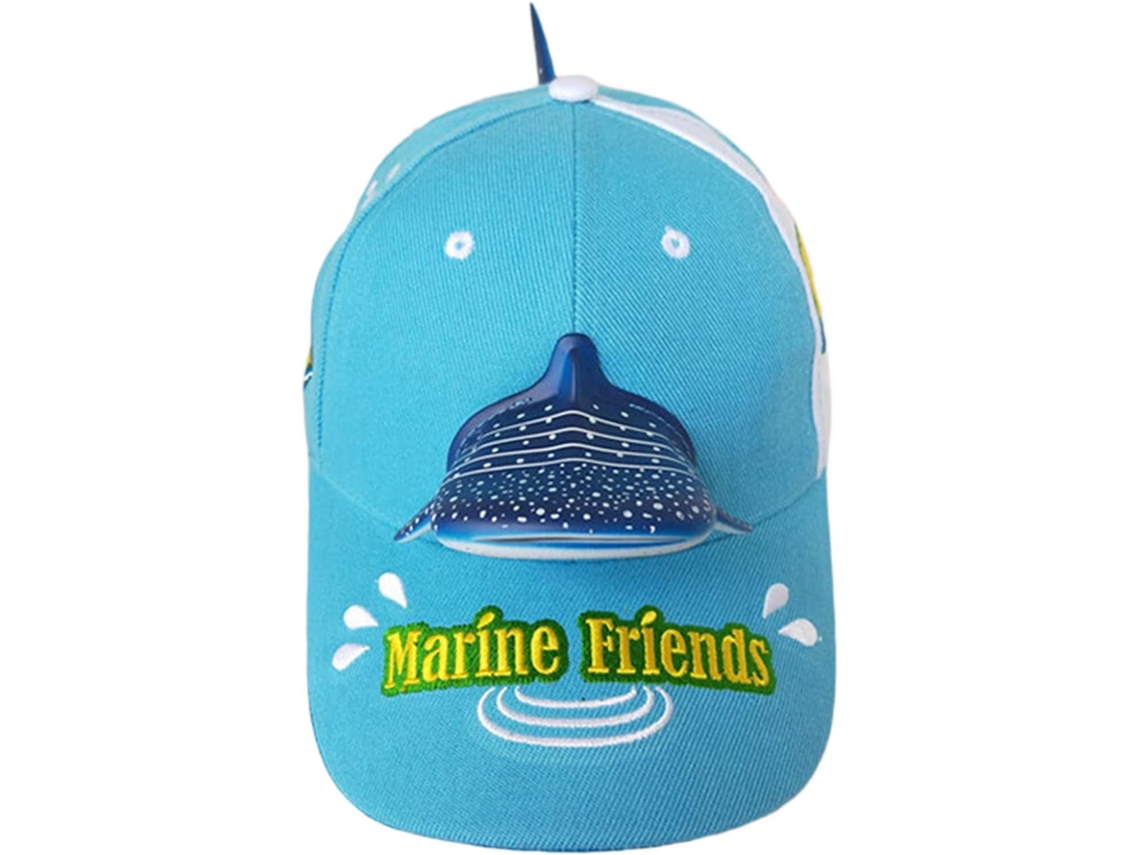 Gorra De Béisbol Con Diseño De Ballena Bordado, Sombrero De Sol De Algodón Transpirable Para Adultos Y