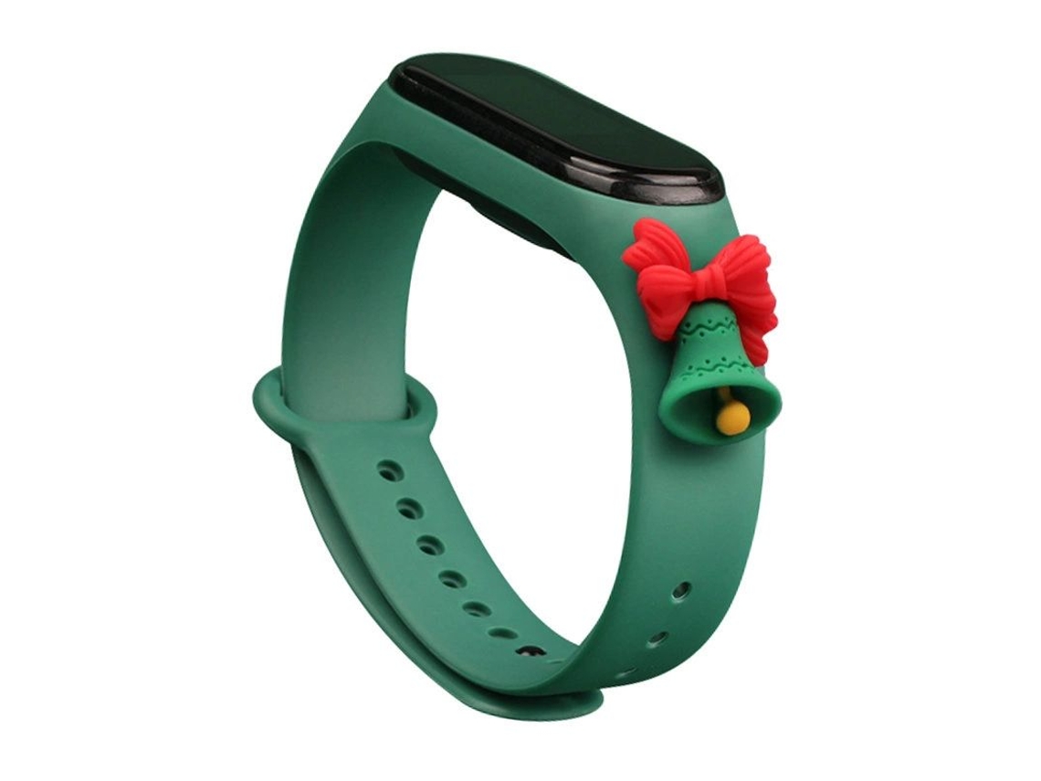 pulsera de navidad para Xiaomi Mi Band 4 / Mi Band 3 - verde oscuro