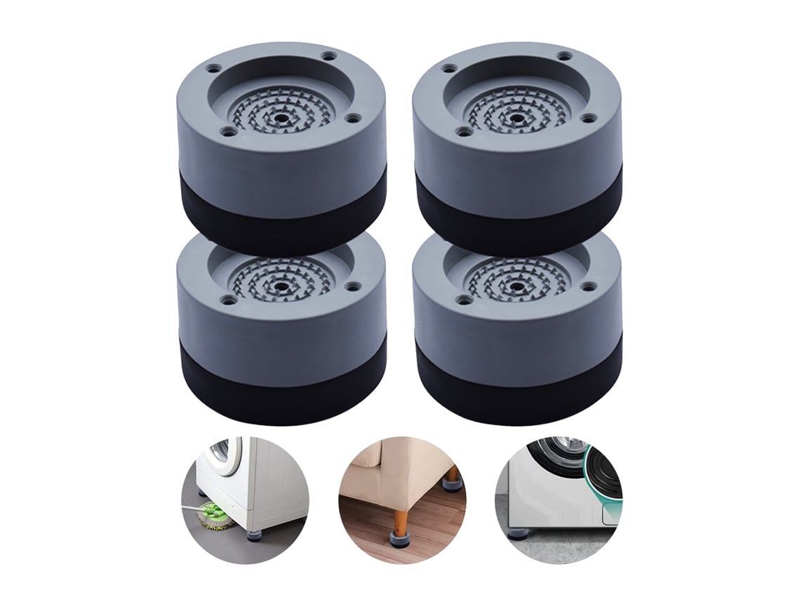 Soportes antivibración de 4 piezas para lavadora