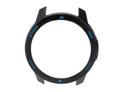 Funda protectora de TPU resistente a los arañazos para Mi Watch Color 2 en azul y negro.