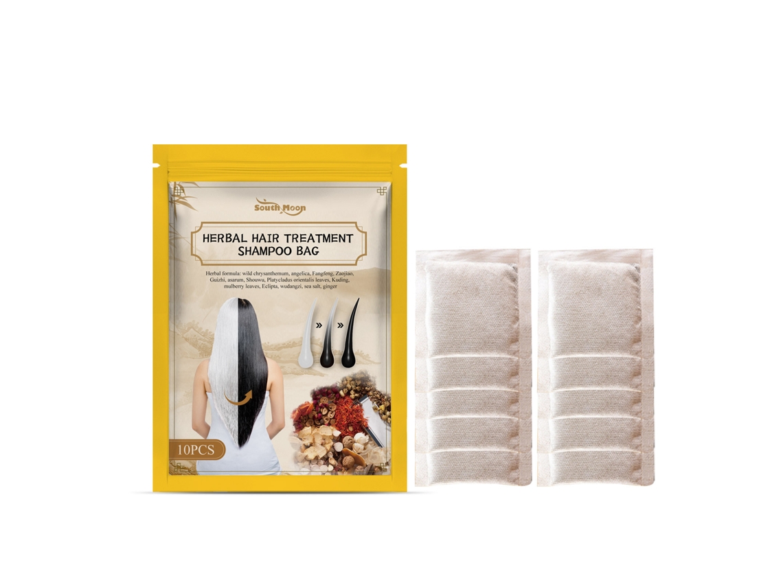 Champú negro con esencia de jengibre: hidrata de forma natural.