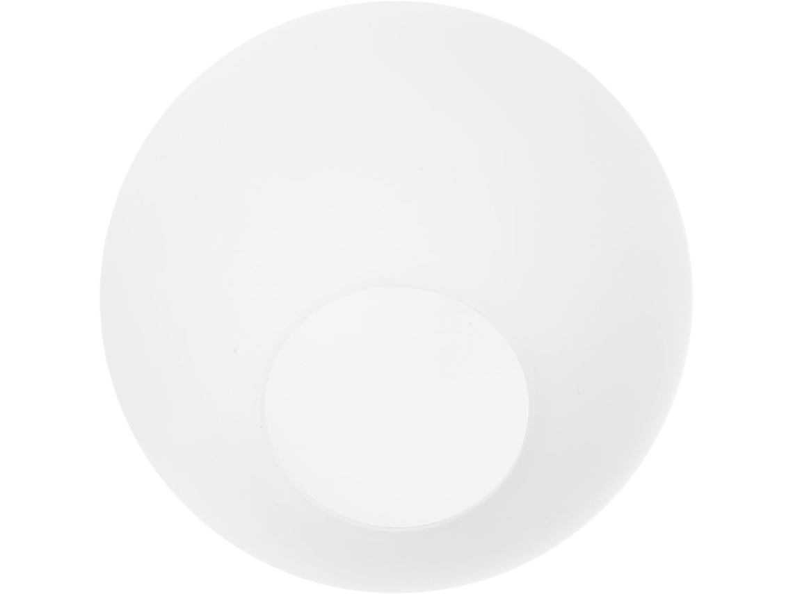 Pantalla Esférica De Vidrio Blanco Esmerilado De 18 Cm Para Lámpara Colgante En Dormitorio O Sala De Estar, Luz Difusa.