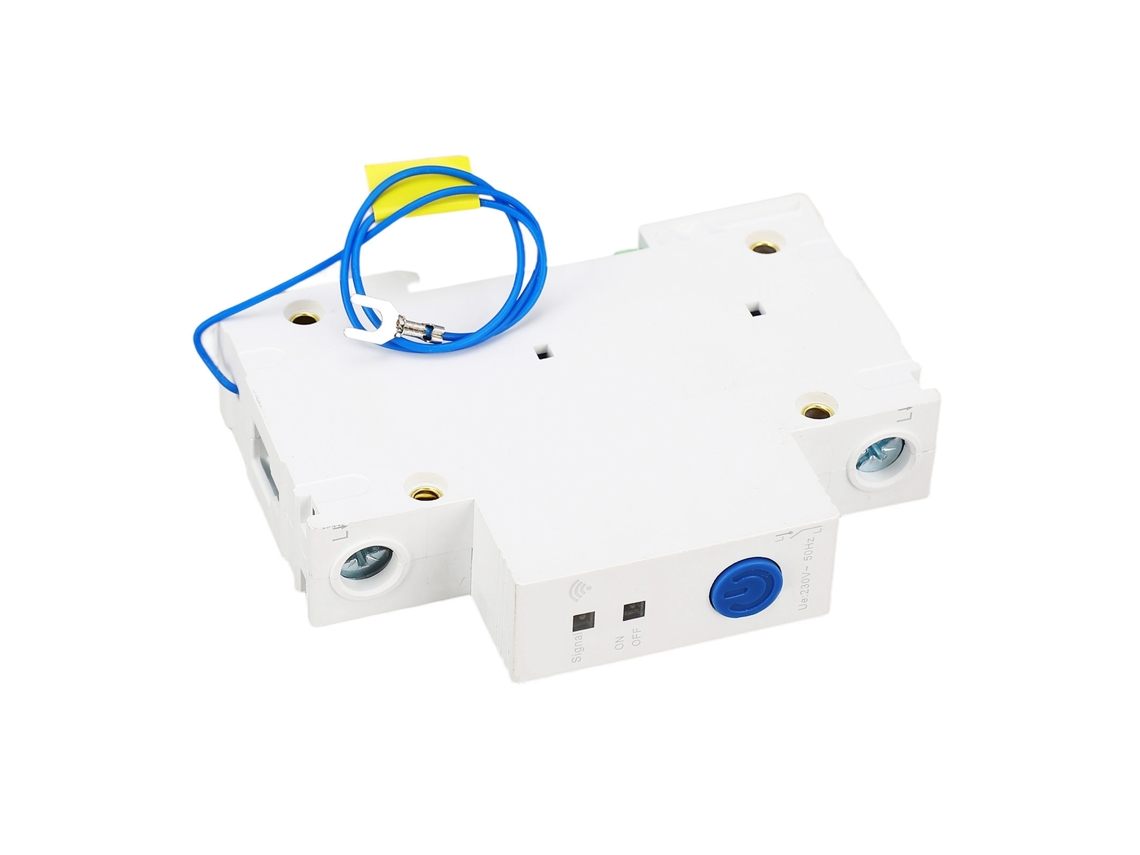 2026dz-interruptor De Circuitos Inteligente 1p 230v Con Control Remoto Wifi 2.4ghz Rail Din App