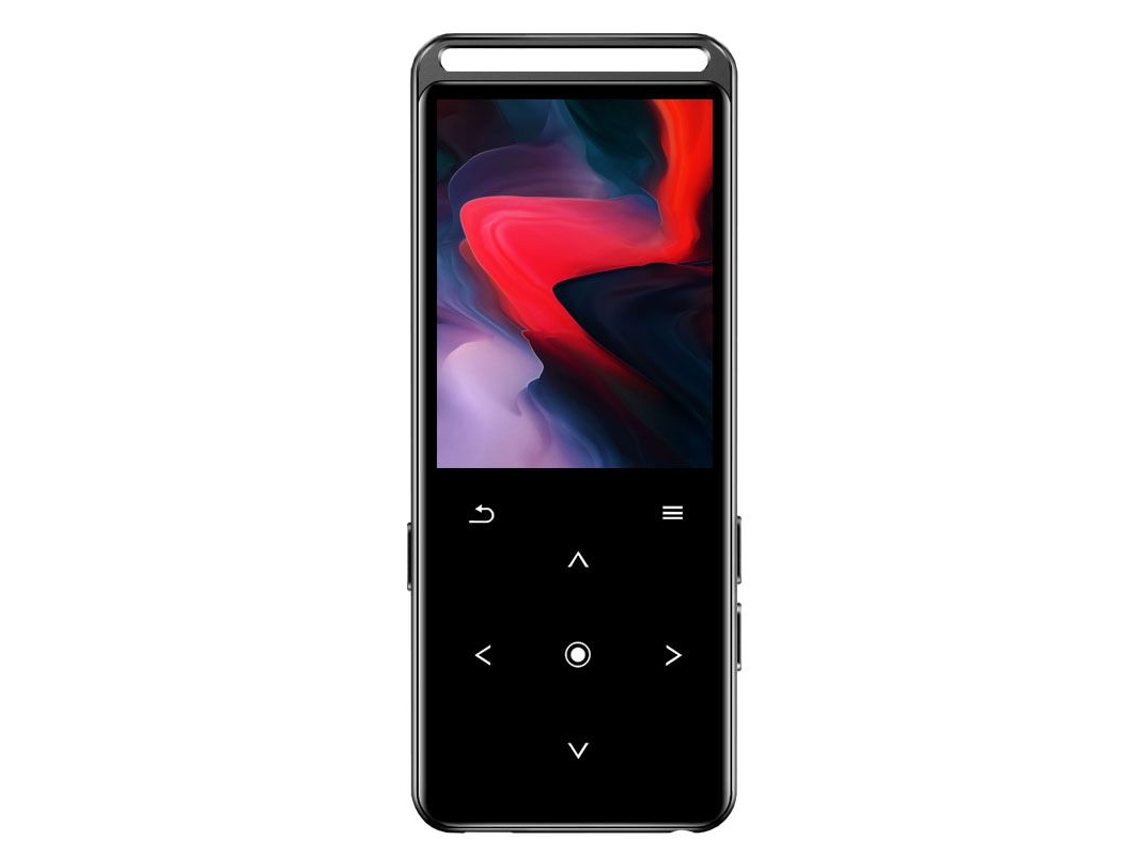 MP3 YIZHOOD M6 (64G)Reproductores de audio HiFi Bluetooth sin pérdidas con radio FM negro