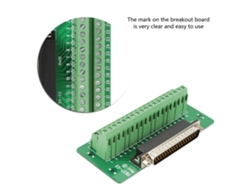 Omni-módulo De Interfaz Db37 Para Rail Din Con Conector De Terminal Y Placa De Desconexión (cabeza Macho)