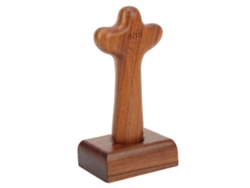 Gran Cruz De Madera Rústica Australiana Hecha A Mano, Adorno De Mesa Duradero.