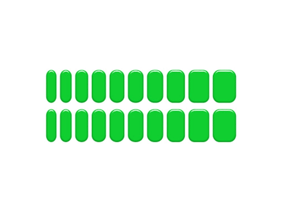 Pegatinas de uñas de gel semicuradas. Requiere lámpara UV/LED. 20 unidades. Envolturas de esmalte de uñas de gel GOKOCO.