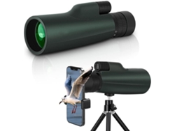 Telescopio monocular Starscope 10 30x50 Hd de alto rendimiento con aumento, soporte para teléfono inteligente, prisma Bak4, trípode giratorio y Gusshious