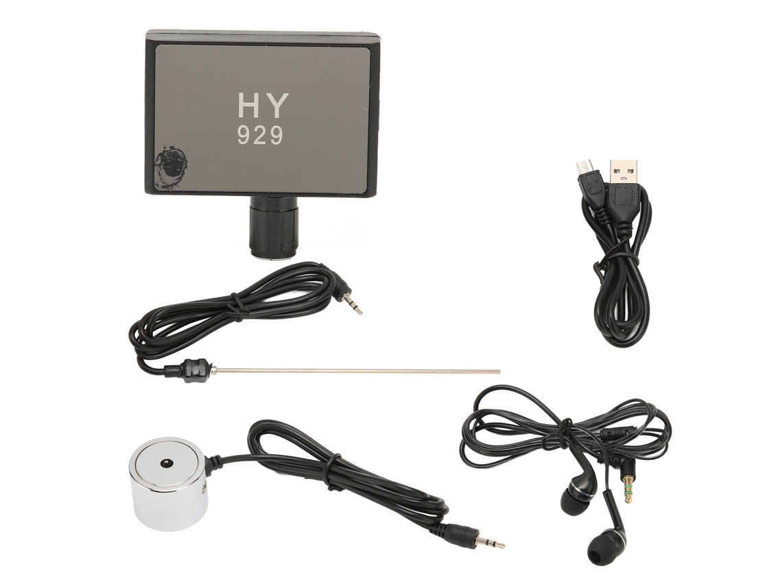 Detector De Vazamento De Água Profissional Com Duas Sondas Ferramenta De Detecção De Tubos De Água 100‑240v Plugue Eu
