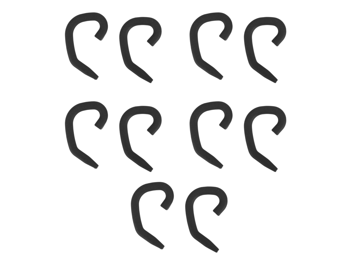 5 Pares De Mascarillas Con Gancho Para Las Orejas De Silicona Suave, Reutilizables Y Cómodas Para Niños Y Adultos, Color Negro.