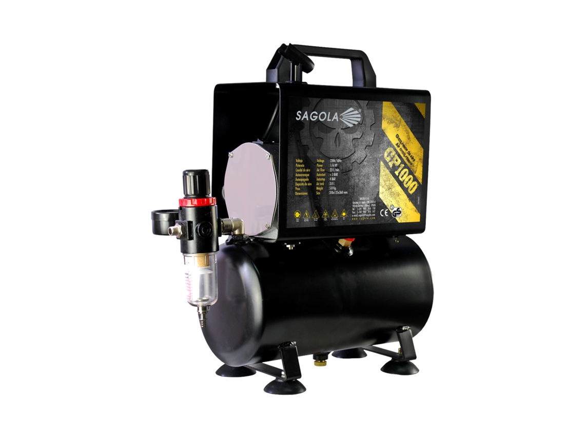 Compresor Aerógrafo Sagola Cp1000