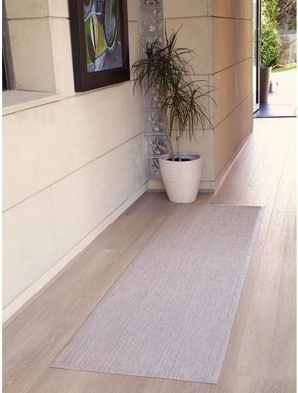 Alfombra Vinilo Lisa Beige 67x200 cm