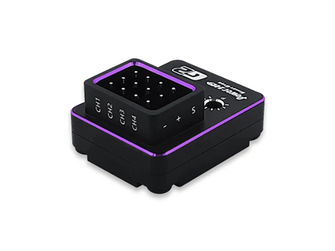 Giroscópio Inteligente Power Hd G2 em Metal Preto e Vermelho para Carros de Modelo Rc 1/10, Drift e Corrida Acessórios Mst MDUG