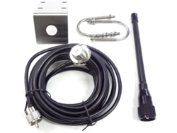 Antena Marina Vhf De 156-163 Mhz En Goma Impermeable Con Cable Rg-58 De 5 M Para Barcos Y Veleros.