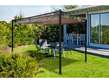 Pérgola/Cenador autoportante NOOSA 400S300 Beige