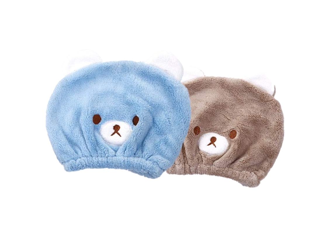 2 Piezas Gorras De Toalla De Cabello De Secado Rápido Para Niños, Toalla De Cabello Turbante Seca Rápida Para Niños, Gorra De Secado Para Cabello