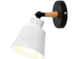 Lámpara de pared moderna nórdica Macaron E27, ajustable para dormitorio, sala de estar o lectura (bombilla no incluida).