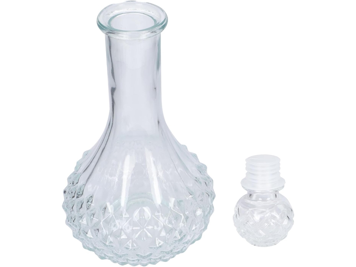 Decantador De Vinho Em Vidro Espesso Transparente De 500ml