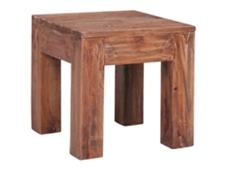 Mesa de Centro Apoyo 30X30X30 Cm Madera Recuperada Maciza