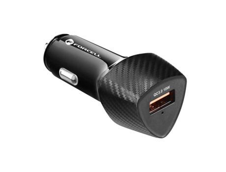 Cargador de Auto FORCELL Carbono