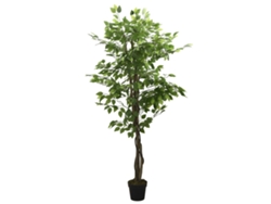 Árbol Ficus Artificial Con 756 Hojas Verde 150 Cm