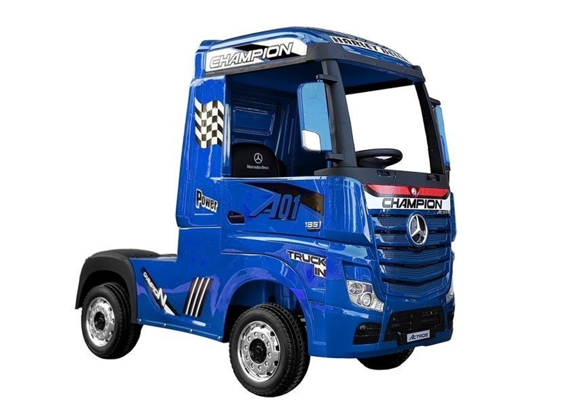 Mercedes Actros Mp4 eléctrico pintado en azul B.active