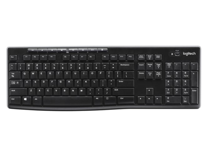 Teclado LOGITECH K270 (Inalámbrico - Layout Alemán - Teclado Numérico)