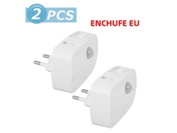 (2 Piezas) Mini Luz Nocturna Led Con Sensor De Cuerpo Humano Pir, 3 Modos, Enchufe Estándar Europeo.