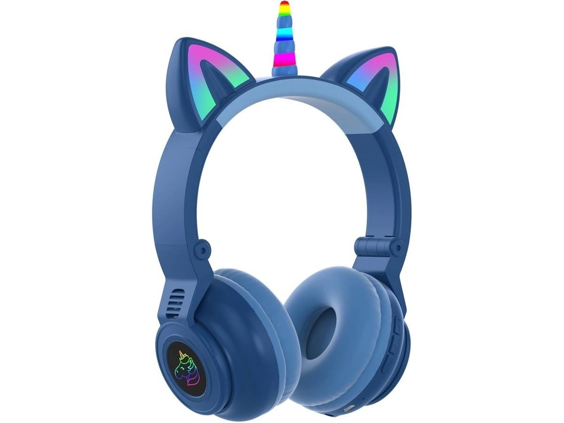 Auriculares inalámbricos Bluetooth para niños / Auriculares supraaurales con cable/iluminados con micrófono*