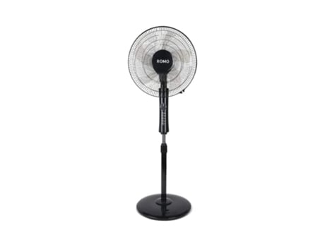 Ventilador de Pie SUINGA (60W - 3 Velocidades - Negro)